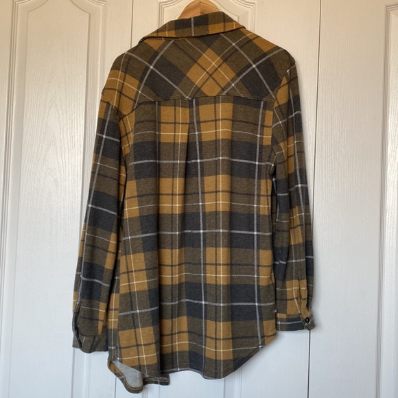 Millibon Oversized Plaid Flannel Shirt size S - Picture 2 of 7